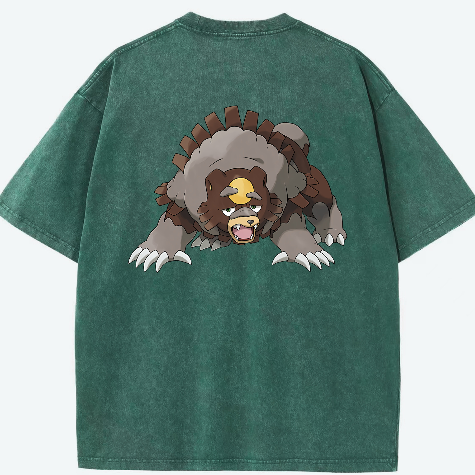 （画像用） ポケットモンスター Pokémon 綿100% ヴィンテージ風 半袖Tシャツ（背面プリント）